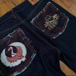 RMC Red Monkey Company Embroidered Japanese Raw Denim